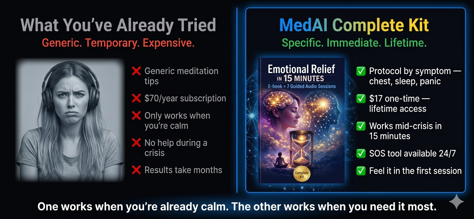 Comparação: antes e depois do reset do sistema nervoso