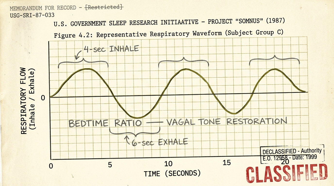 NSR-47 bedtime vagal reset protocol for falling asleep faster