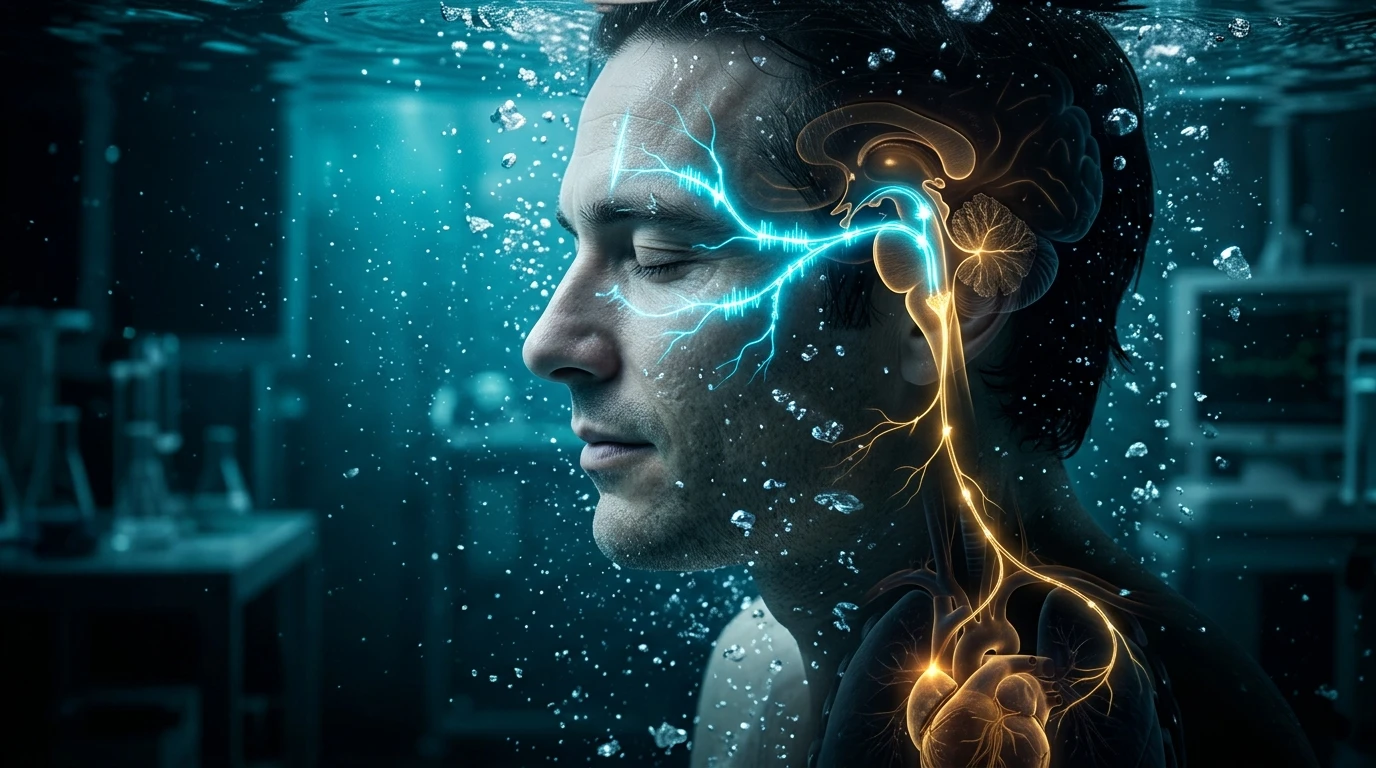 Cold Face Immersion and the Mammalian Diving Reflex: The Trigeminal-Vagal Circuit That Terminates Acute Panic in Seconds