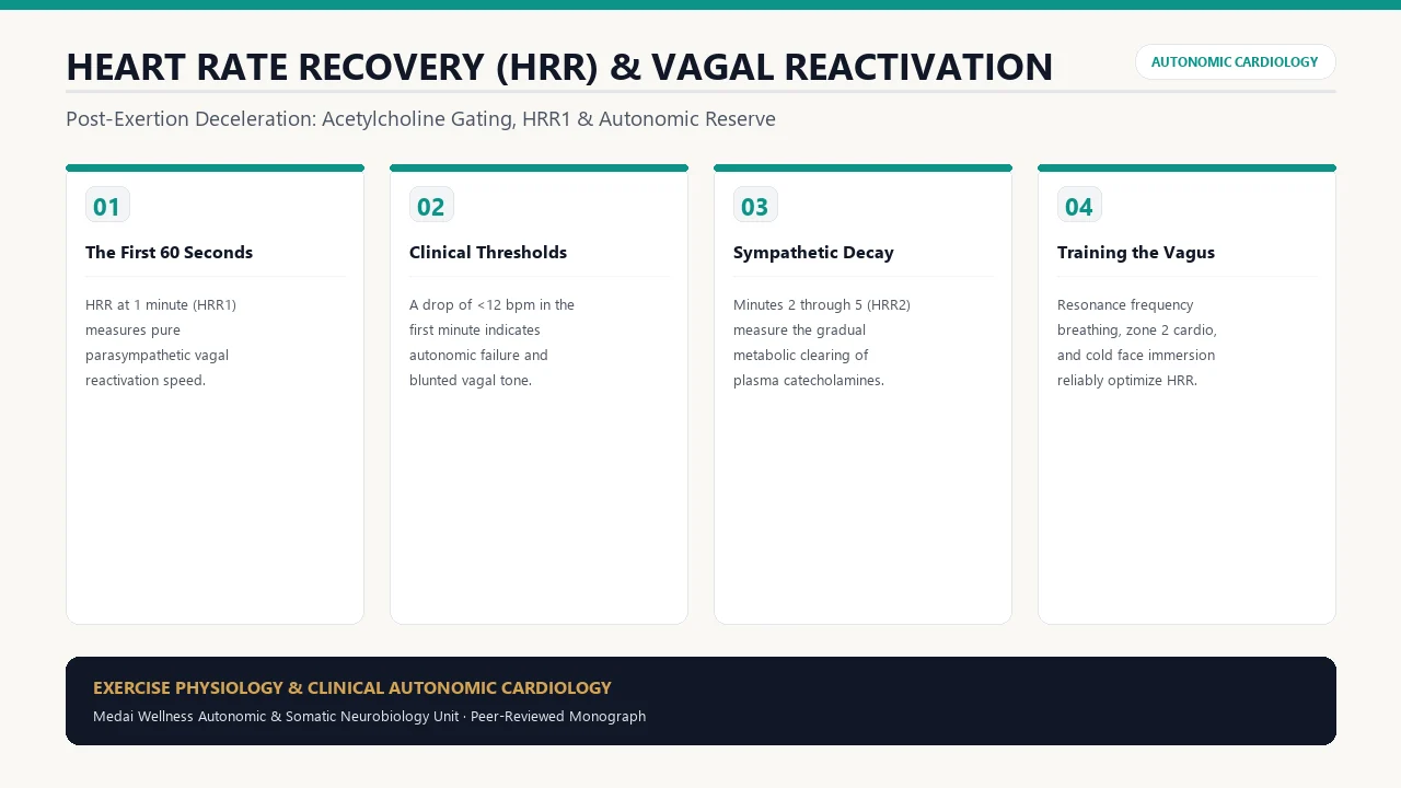 Scientific diagram of Heart Rate Recovery (HRR): The Gold-Standard Vagal Index