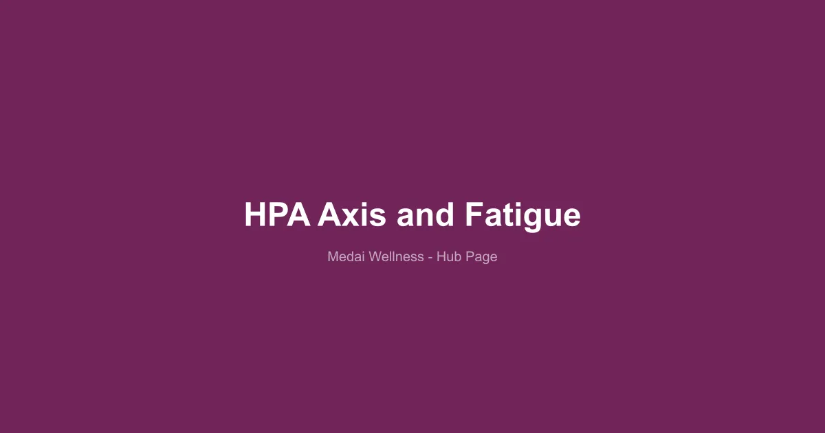 HPA axis and cortisol rhythm diagram showing the hypothalamus, pituitary, and adrenal pathway