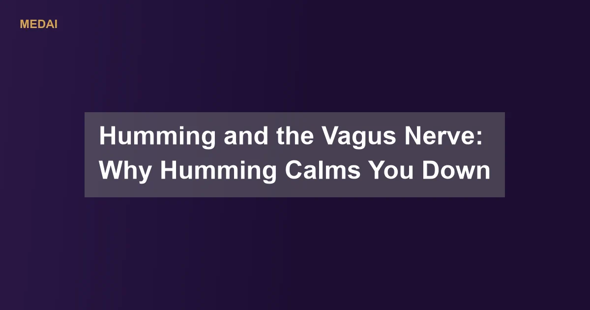 Why humming engages the vagus nerve, what the research on OM chanting and heart rate variability shows, and how to build a practice.