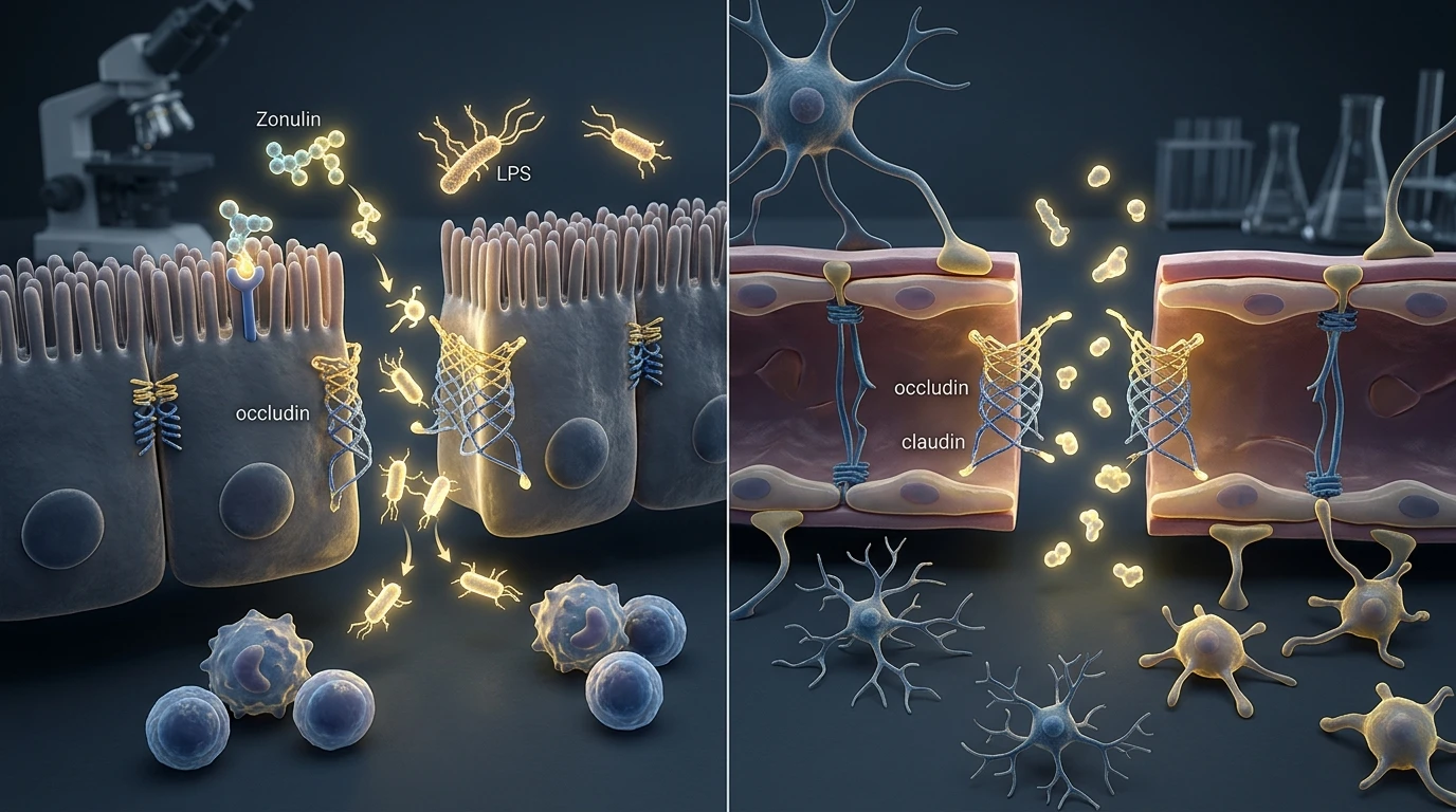 Leaky Gut, Zonulin, and the Blood-Brain Barrier: The Dual Epithelial Breakdown Driving Neuro-Inflammation
