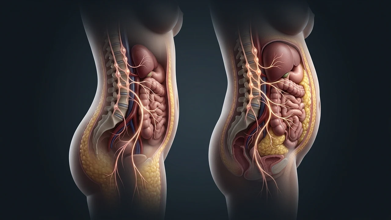 Menopausal Belly Fat: Autonomic Tone Shift and Estrogen Receptor Beta Depletion