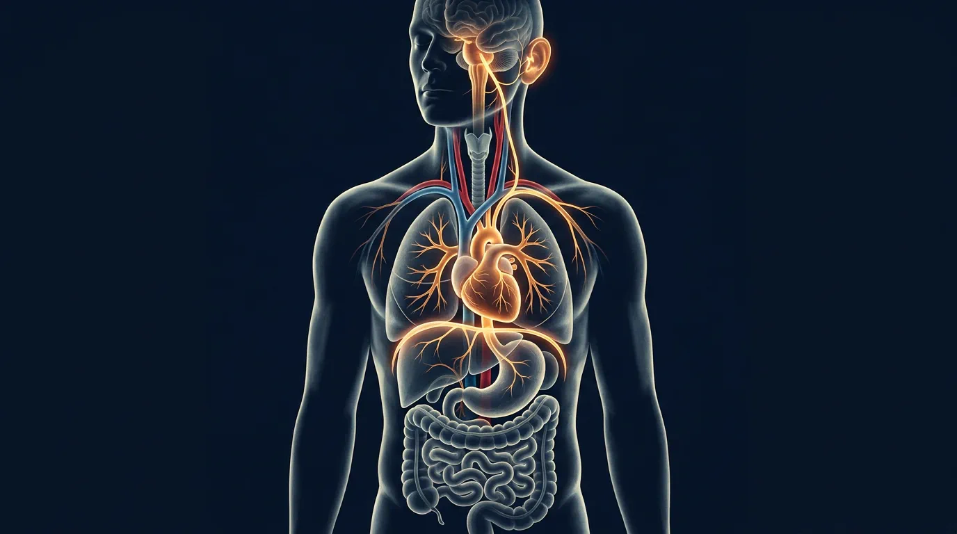 What is the vagus nerve anatomy diagram CN X pathway - NSR-47 Nightfall Reset