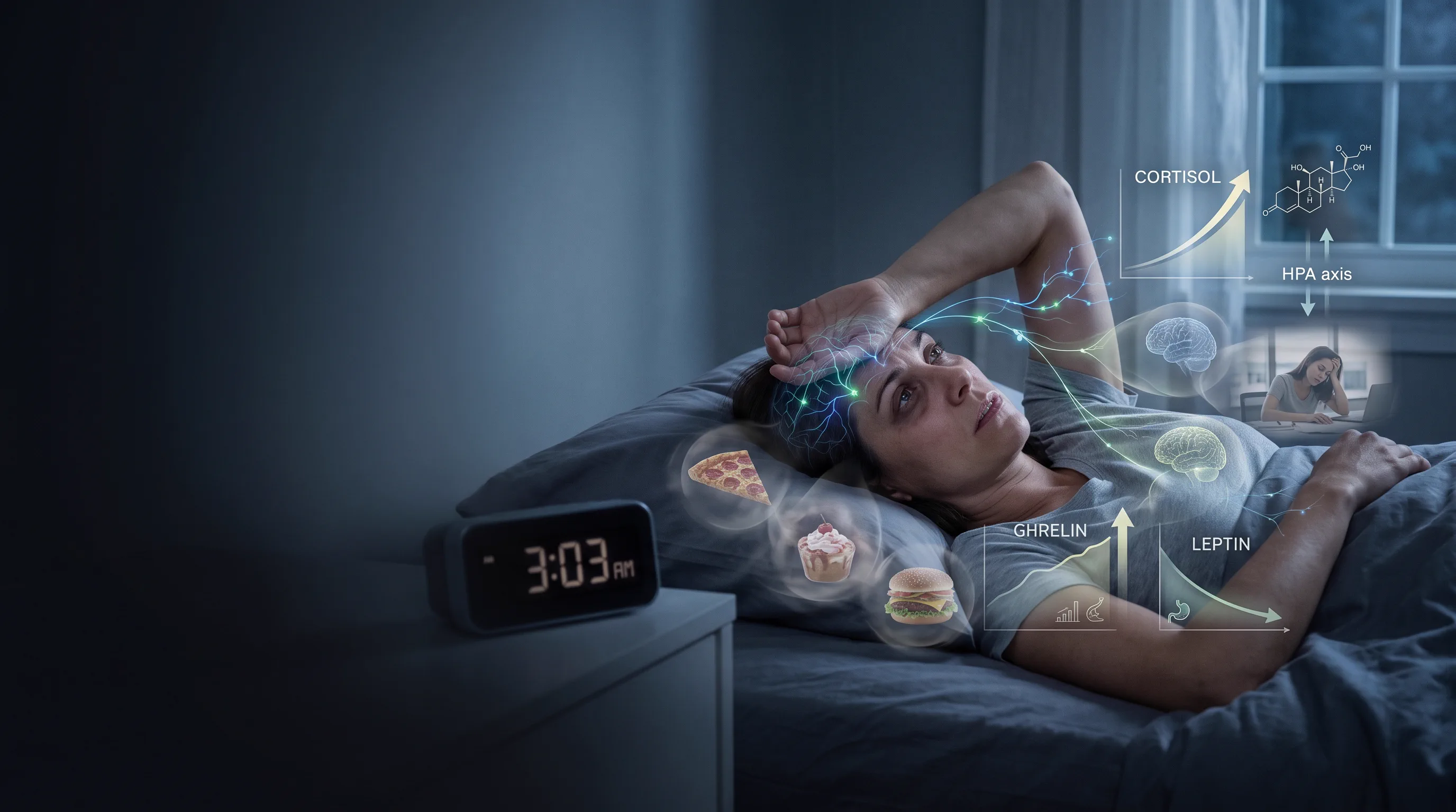 The hidden connection between poor sleep and weight gain â€” hormones, reward, and glucose