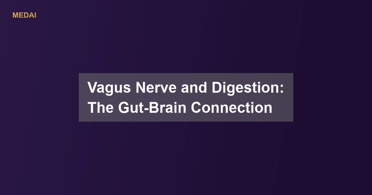 The vagus nerve drives digestion and connects your gut to your brain. Learn how stress disrupts it, and how the microbiome fits in.